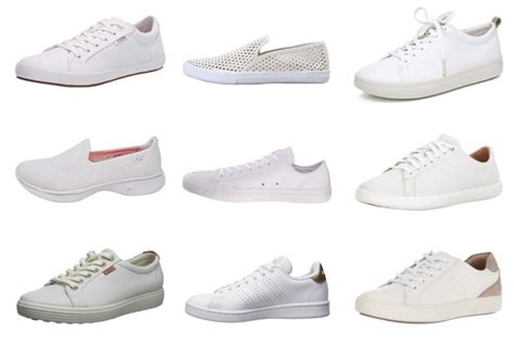 cute white sneakers for travel